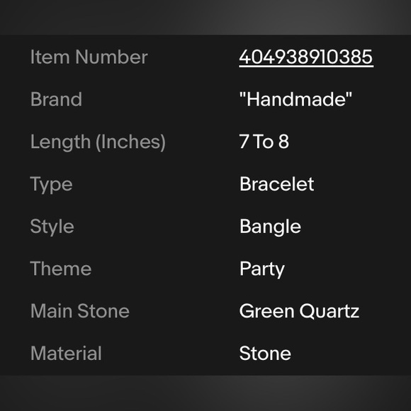 GREEN QUARTZ BRACELET - Picture 4 of 7